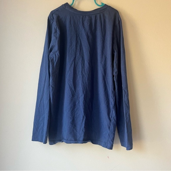 🌼 5/$25 Joe Fresh Kids XL 14 Long Sleeve Tee Best Sis Graphic Shirt Navy Blue - Picture 6 of 8